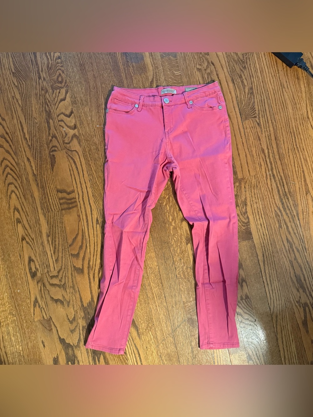 Women’s Nine West Vintage America pink denim skinny jeans